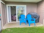 Walk out Patio, BBQ and Chairs